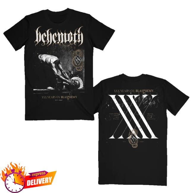 Behemoth Official Merch Through Fire We Walk T-Shirt