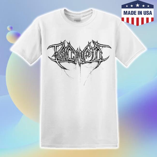 Trending Psycroptic - 'Old School Logo' Sweatshirt (White) Direct Merch Store