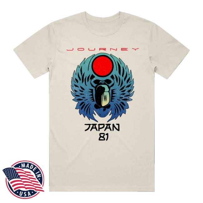 Journey Music Merch Store Japan 81 Hooded Sweatshirt