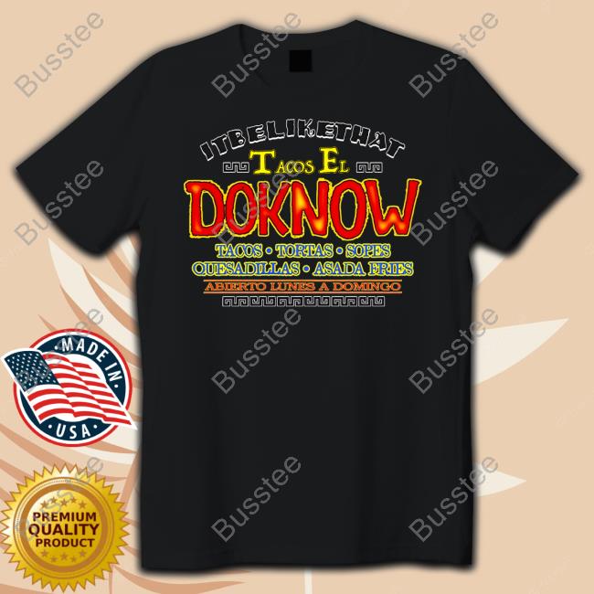 Itbelikethatla Store It Be Like That X Nothing Personal Taco Truck Tee Shirt