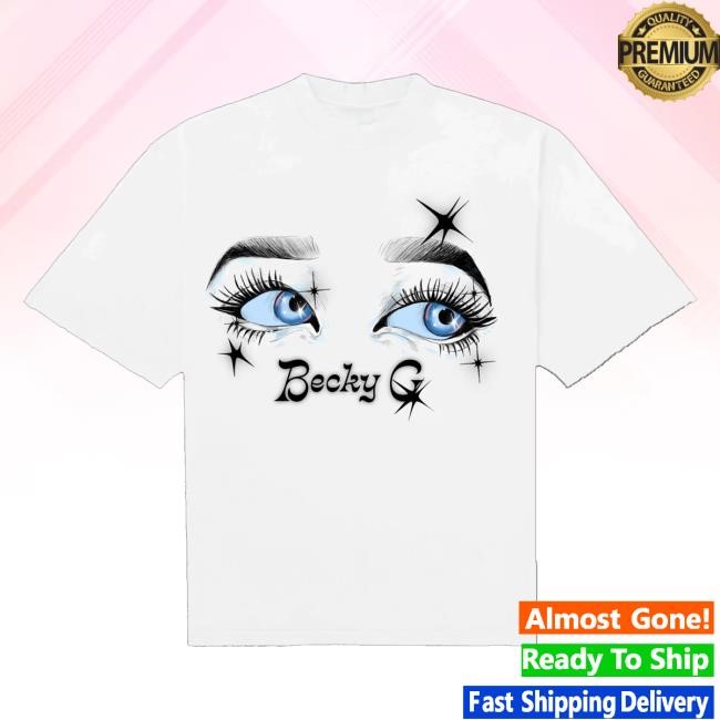Iambeckyg Merch Store Becky G Eyes Tee (White) Tee Shirt