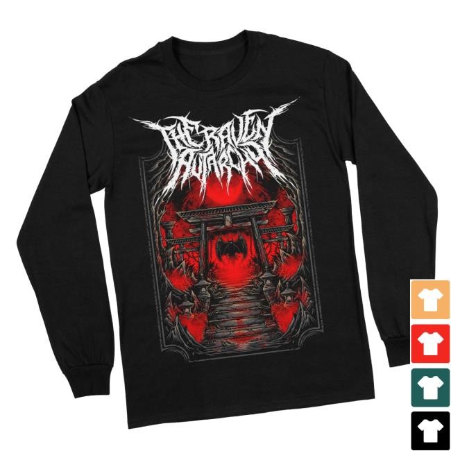 Official Indiemerchstore Merch The Raven Autarchy Shrine Long Sleeve t-shirt, hoodie, tank top, sweater and long sleeve t-shirt