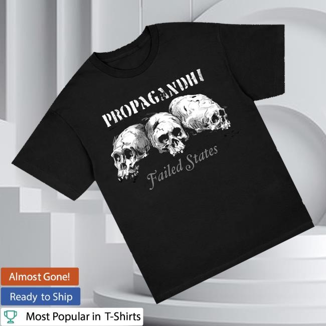 Propagandhi Merch Failed States Skulls T-Shirt, Hoodie, Tank Top, Sweater And Long Sleeve T-Shirt