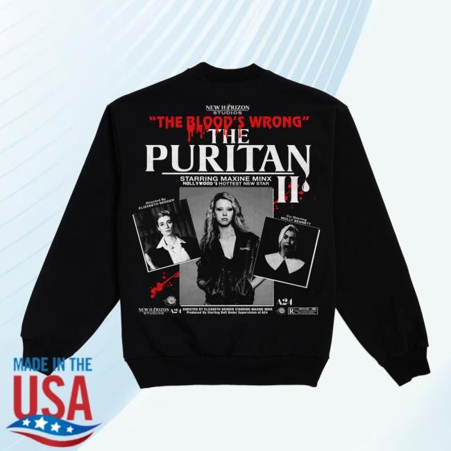 Online Ceramics X Maxxxine The Puritan Ii T-Shirt, Hoodie, Tank Top, Sweater And Long Sleeve T-Shirt