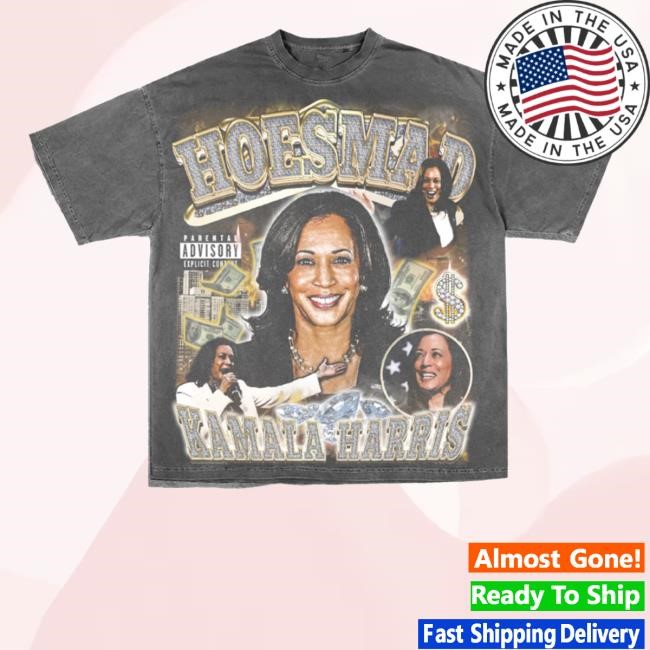 Hoesmad Vintage Merch Kamala Harris 2024 Rap New Shirt