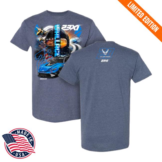 Original Blue Air Force New Shirt Bubba Wallace Store