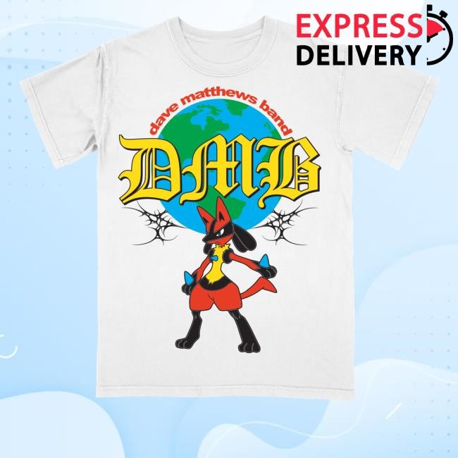 Lxix Apparel Merch Dave Matthews Band Lucario Dmb White Long Sleeve T Shirt