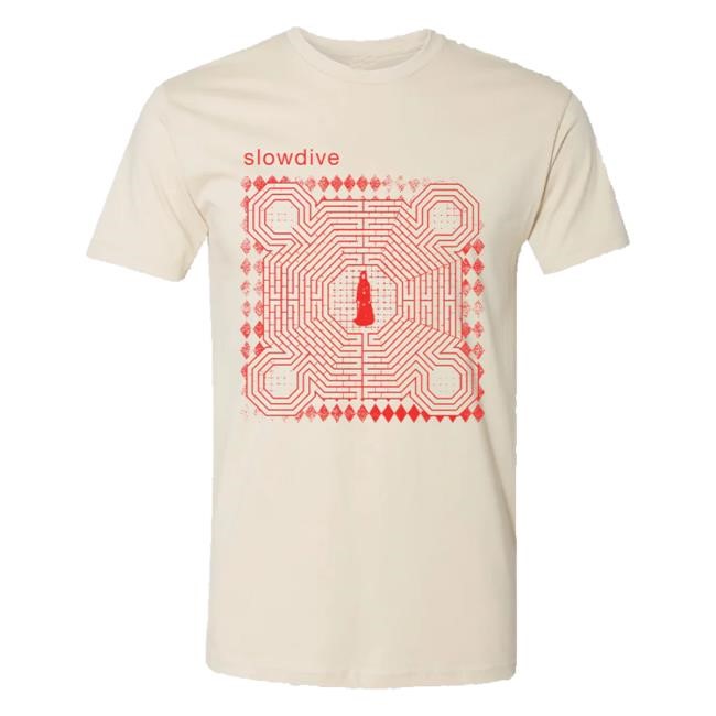 Slowdive Merch Store Everything Is Alive T-Shirt Ecru Hoodie