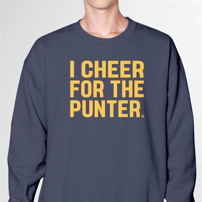 I Cheer For The Punter Hoodie Barstool Sports Iowa Fans