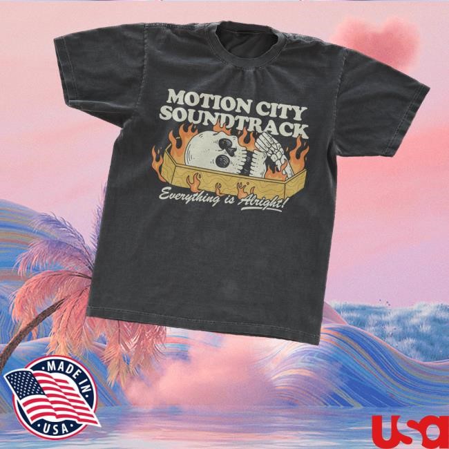 Motion City Soundtrack Merch Coffin Hoodie
