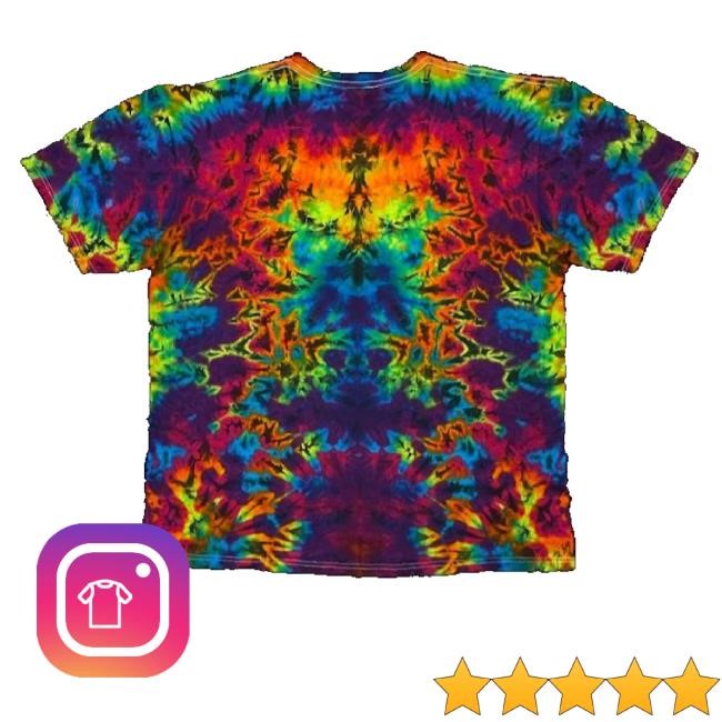 Zoo Tie-Dye Merch Rainbow Mandala Scrunch Sweatshirt