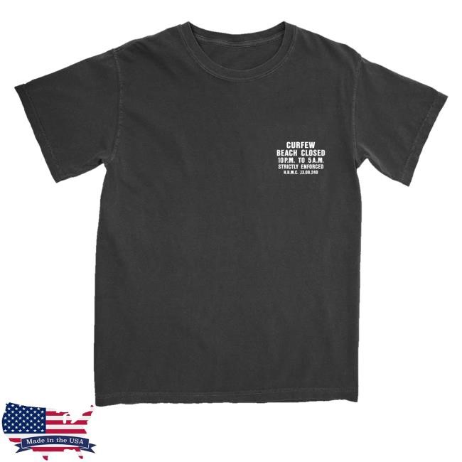 Merchbar Merch Shop Store Official Yung Pinch Black Beach Curfew Class Shirt