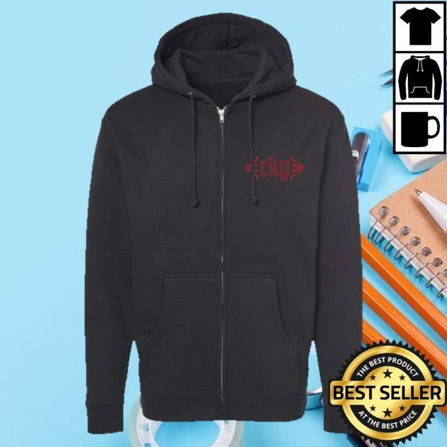 Trending Cky Store Merch Script Zip-Up Sweatshirt