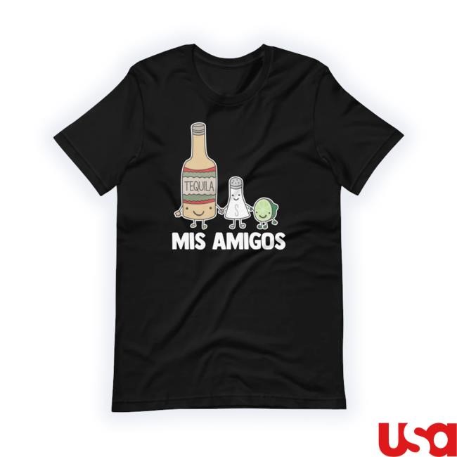 Official Trending Noisebot Store Mis Amigos Tequila, Salt, Lime Shirts
