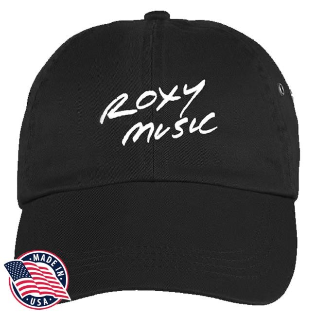 Roxy Music Merch Script Baseball hats