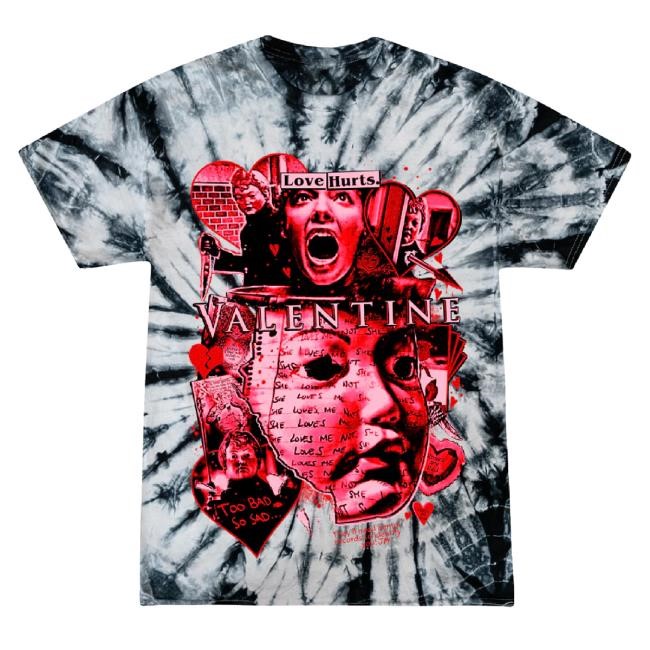 Valentine Love Hurts Tie-Dye Sweatshirt Knife Blade Variant