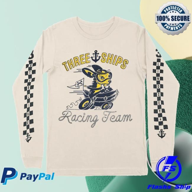 Limited Lindsey Stirling Merch Lindsey Stirling 3 Ships Racing Long Sleeve Crewneck Sweatshirt