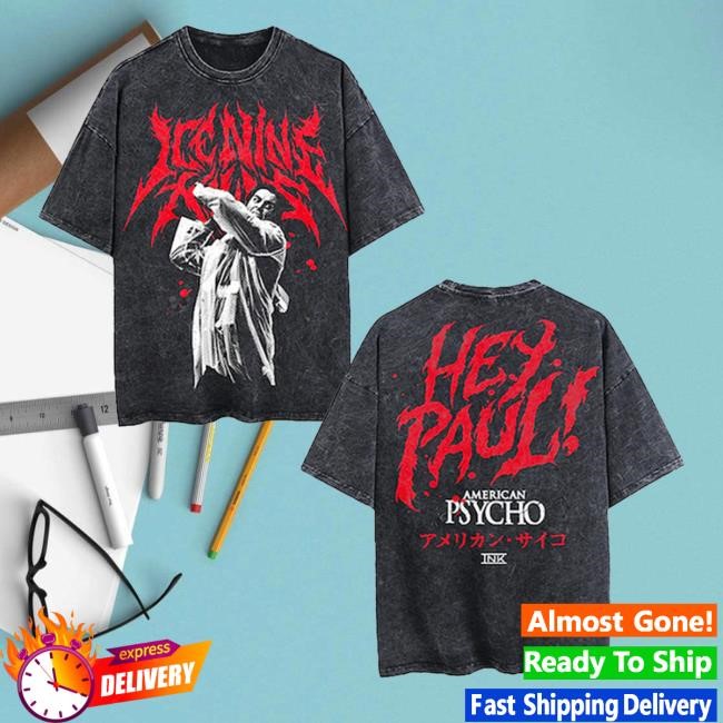 Ink Merch Hey Paul! Vintage Tee Shirt Ice Nine Kills American Psycho American Psycho