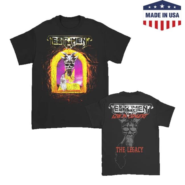 Testament Legions Store Testament The Legacy Live In Concert Crewneck Sweatshirt