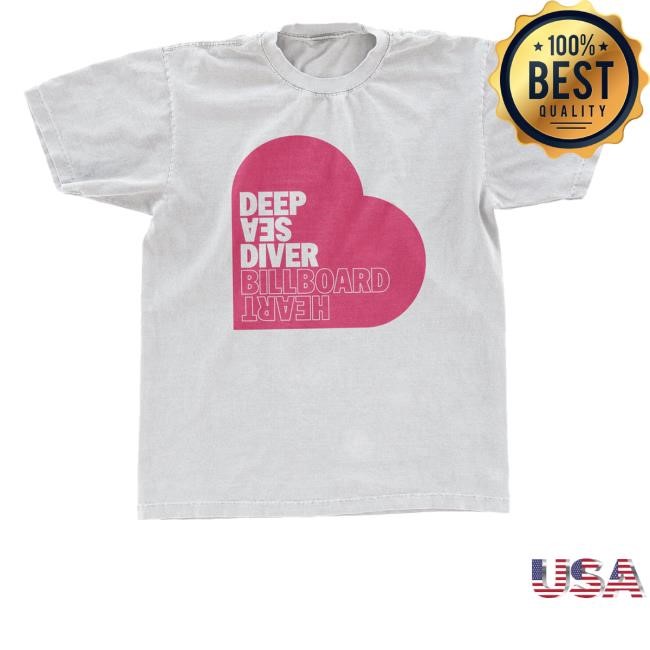 The Deep Sea Diver Store Merch Shop Official Pink Billboard Heart T Shirts