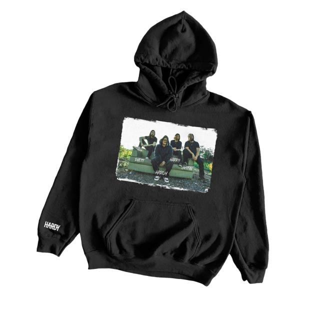 Hardyofficial Merch Band Photo Hoodie Sweatshirt