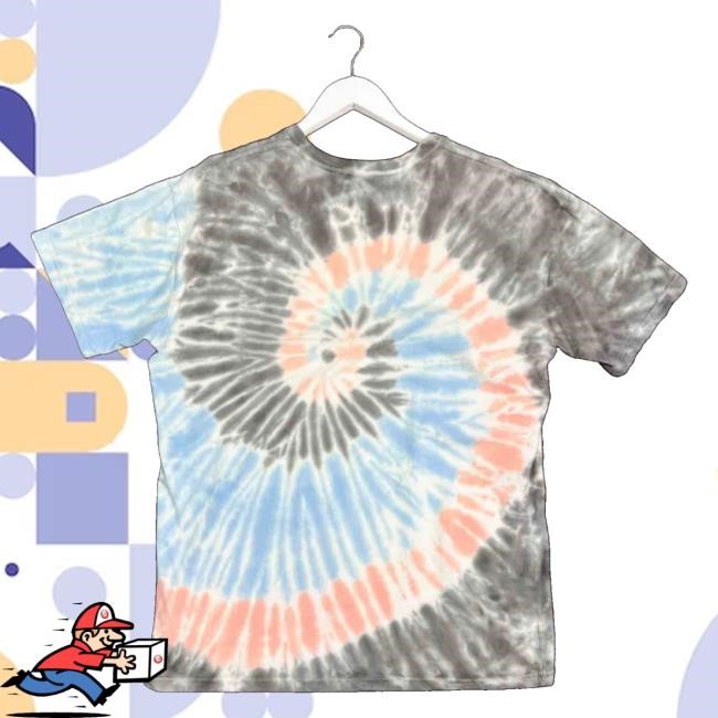 Mutual Muse Merch Stüssy Multicoloured Tie-Dye Hoodie Sweatshirt