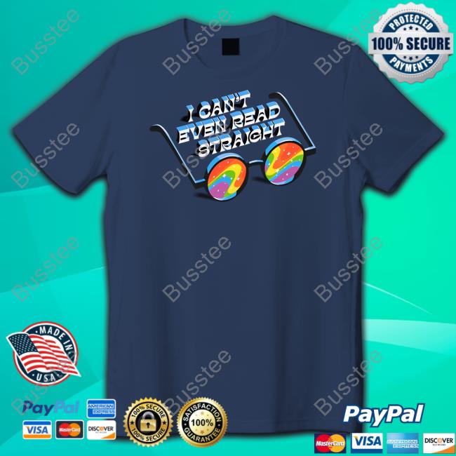 Outofprint I Can't Even Read Straight T Shirt
