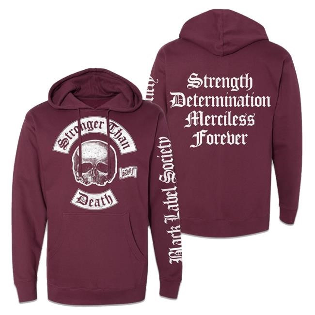 Black Label Society Merch Stronger Than Death Sdmf Maroon Funny Shirt