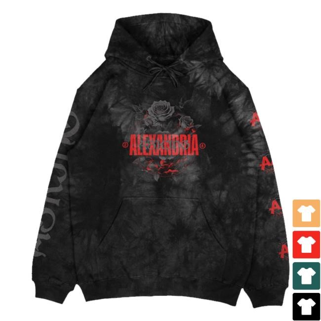 Official Asking Alexandria Merch Store Void Dye Crewneck Sweatshirt