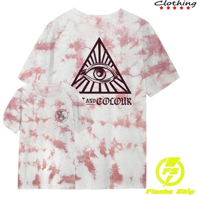 City And Colour Pyramid Eye Tie Dye T Shirts
