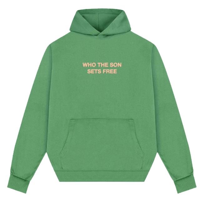 Official Bold Apparel Merch Free Indeed Hoodie Green Crewneck Sweatshirt