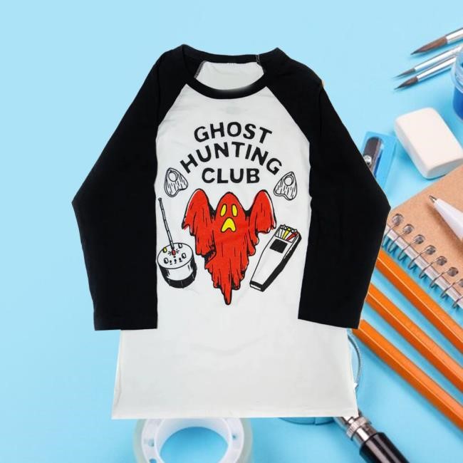 Exploring Crew Store Ghost Hunting Club Baseball Shirts