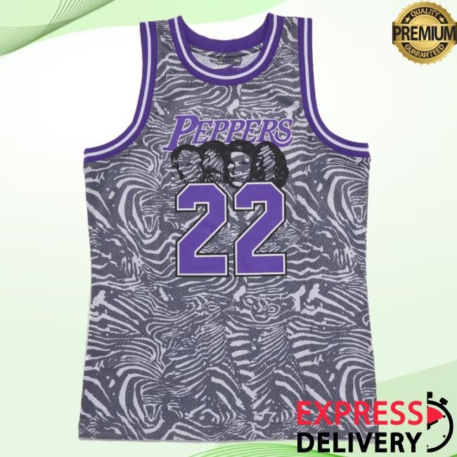 Trending Red Hot Chili Peppers Merch Peppers Basketball Jersey Hoodie Sweatshirt