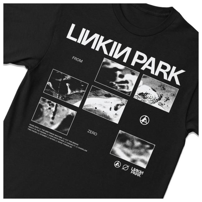 Maniacs Online Merch Linkin Park From Zero Colour Blocks Icon Black T-Shirt, Hoodie, Tank Top, Sweater And Long Sleeve T-Shirt