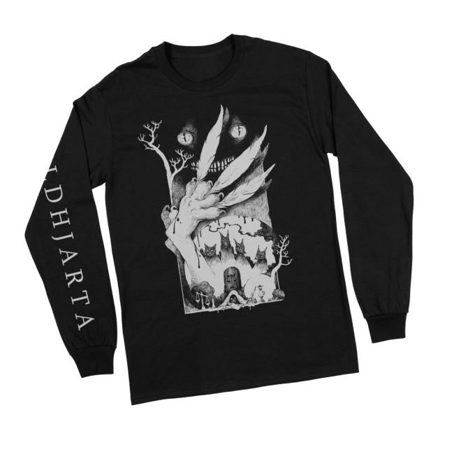 Indiemerchstore Merch Vildhjarta Feathers Longsleeve Hoodie