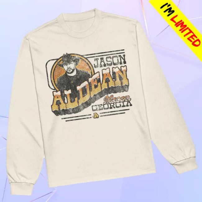Jason Aldean Store Merch Shop Macon Georgia Tan Zip Up Hoodie