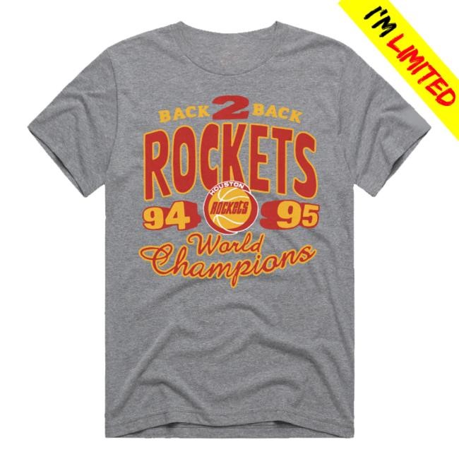 Rockets Shop Men's Houston Rockets Homage Hwc Back2back Shirts