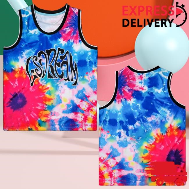 Trending Lsdream Music Merch Basketball Jersey Tie Dye Shirt