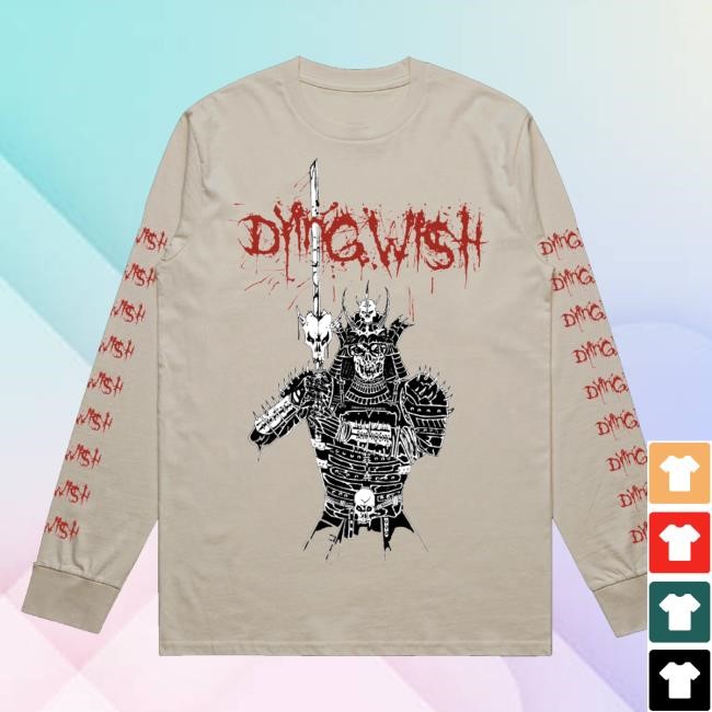 Limited Dying Wish Official Merchandise Zombie Samurai Long Sleeve Shirts