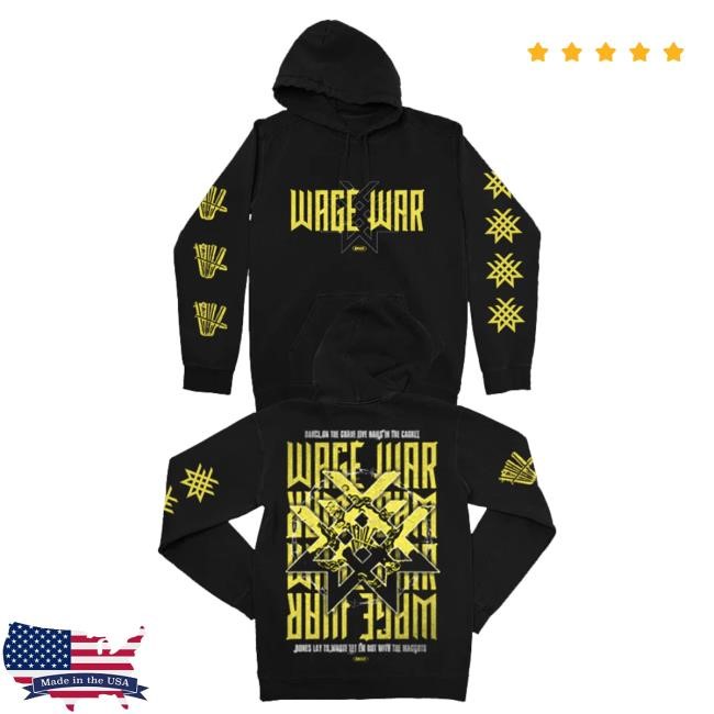 Wage War Merch Store Mmxxiv Hoodie (Black) Sweatshirt