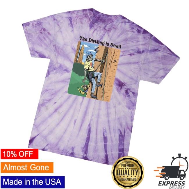 Climbingzine Merch The Dirtbag Is Dead Tye-Dye