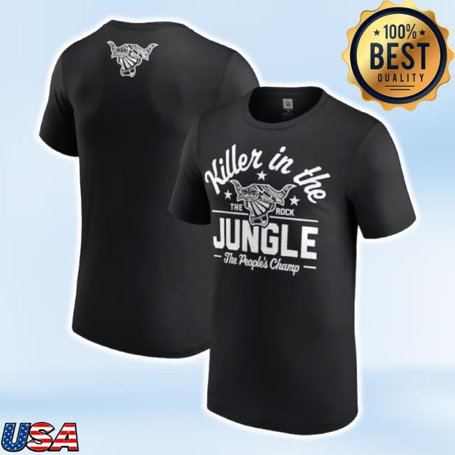 Trending Men's Black The Rock Killer In The Jungle Hoodie Sweatshirt