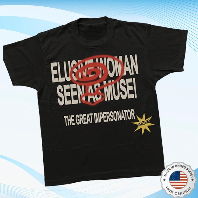 Halsey Music Store Merch Elusive Woman Black Crewneck Sweatshirt