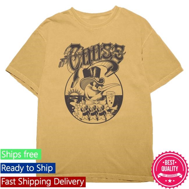 Official Goose Merch Fancy Penguin Nye Event Hooded Sweatshirt