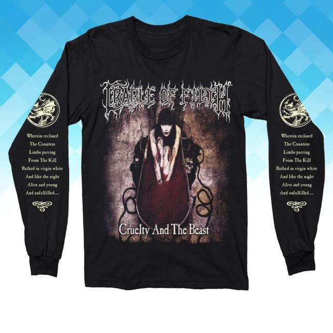 Official Night Shift Merch Cradle Of Filth - Cruelty And The Beast Sweaters
