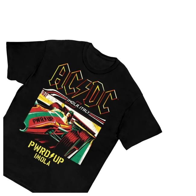 Official Acdc Merch Shop Store Imola Pwr Up Long Sleeve Shirt