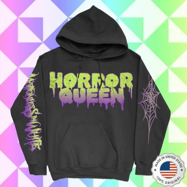 Official Motionless In White Merch Horror Queen Pullover Hoodie (Black) Shirt