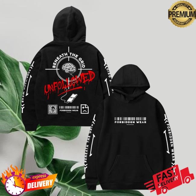 Forbidden Society Recordings Merch Error 404 Acid Washed Hoodie