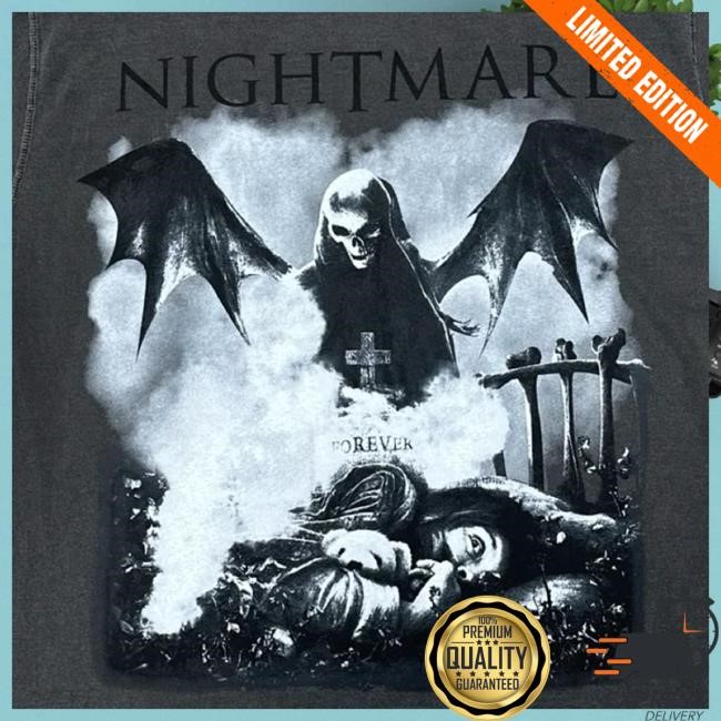 A7x World Merch Nightmare Garment Dye New Shirt A7x World Merch Nightmare Garment Dye Short Sleeve Tee
