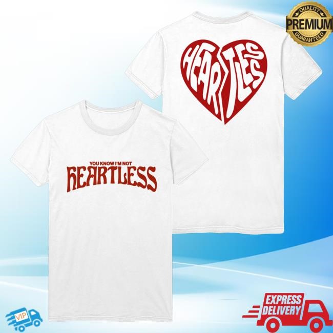You Me At Six Merch Heartless Shirts